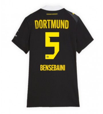 Borussia Dortmund Ramy Bensebaini #5 Udebanetrøje Dame 2026-27 Kortærmet